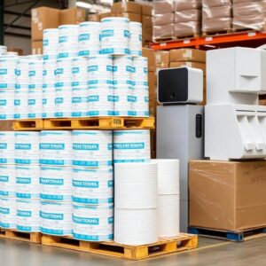 White Roll Towels (800 ft)